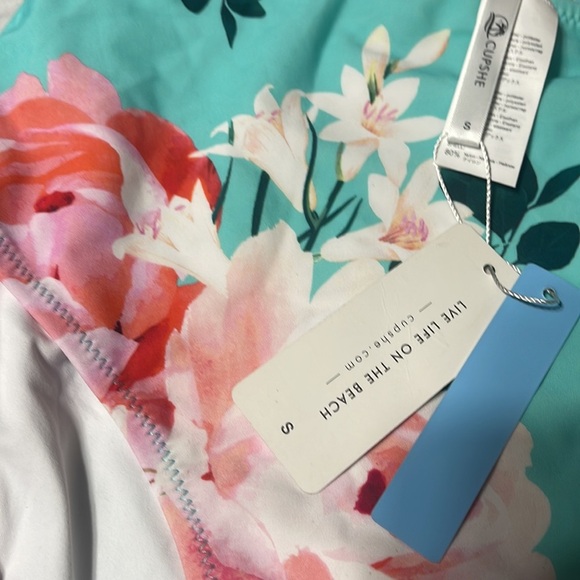 NWT women’s floral swim bottom S - Picture 2 of 4